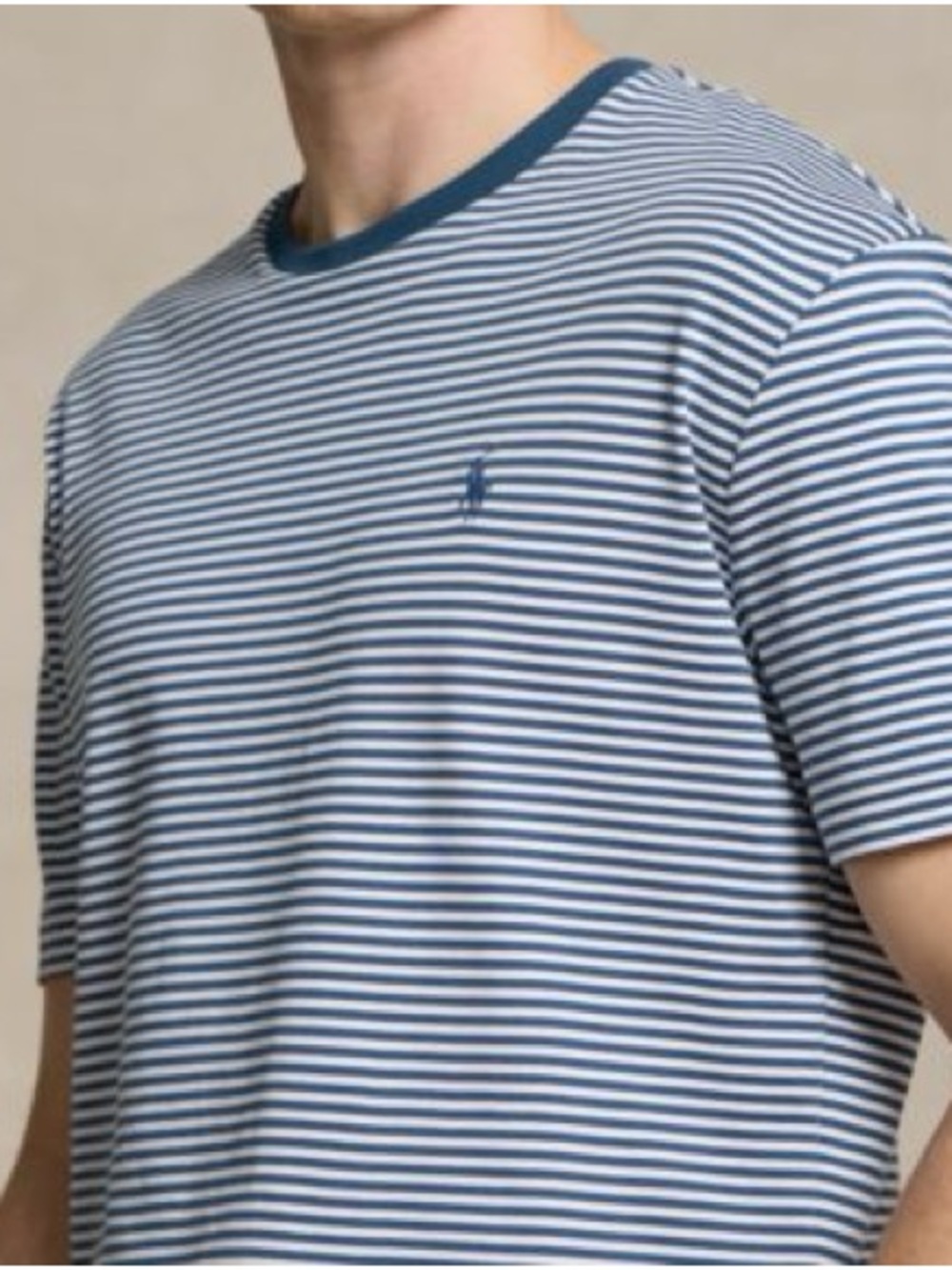 Polo by Ralph Lauren Men’s Striped Crew T-Shirt